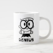 Dexter "Genius" Kontur Graphic Jumbo-Tasse (Rechts)