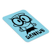 Dexter "Genius" Kontur Graphic Magnet (Rechte Seite)