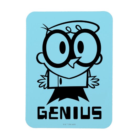 Dexter "Genius" Kontur Graphic Magnet (Vertikal)