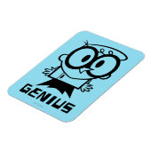 Dexter "Genius" Kontur Graphic Magnet (Linke Seite)