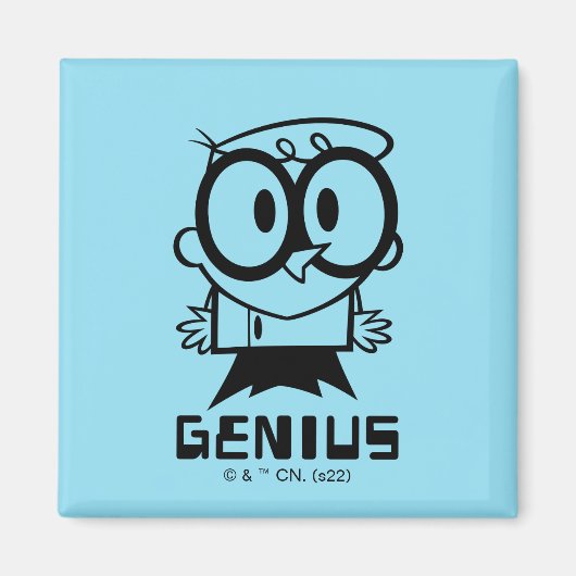 Dexter "Genius" Kontur Graphic Magnet (Vorne)