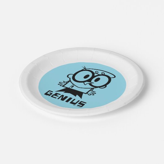 Dexter "Genius" Kontur Graphic Pappteller (Schrägansicht)