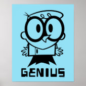 Dexter "Genius" Kontur Graphic Poster (Vorne)