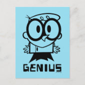 Dexter "Genius" Kontur Graphic Postkarte (Vorderseite)