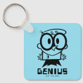 Dexter "Genius" Kontur Graphic Schlüsselanhänger (Vorderseite)