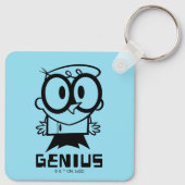 Dexter "Genius" Kontur Graphic Schlüsselanhänger (Rückseite)
