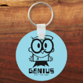 Dexter "Genius" Kontur Graphic Schlüsselanhänger (Vorderseite)