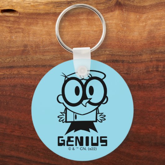 Dexter "Genius" Kontur Graphic Schlüsselanhänger (Vorderseite)