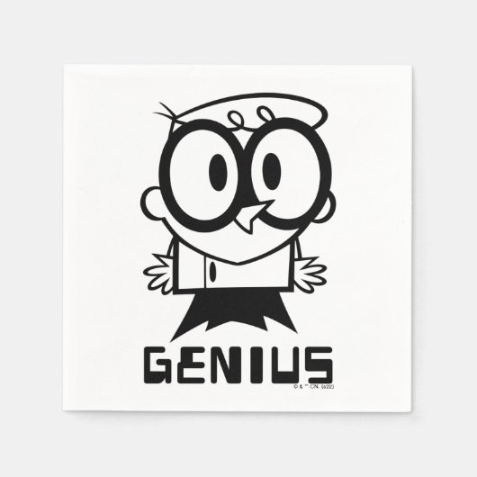 Dexter "Genius" Kontur Graphic Serviette (Vorderseite)