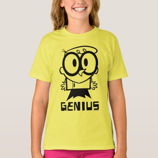 Dexter "Genius" Kontur Graphic T-Shirt (Vorderseite)