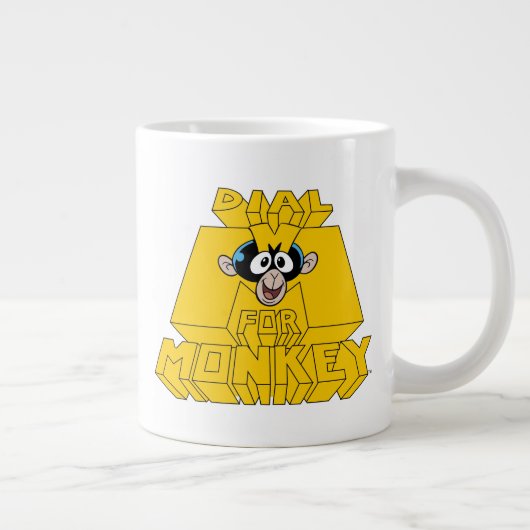 Dexter-Labor - Dial m für Affen Jumbo-Tasse (Rechts)