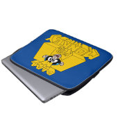 Dexter-Labor - Dial m für Affen Laptopschutzhülle (Vorne Knopf)