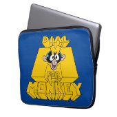 Dexter-Labor - Dial m für Affen Laptopschutzhülle (Vorderseite Links)