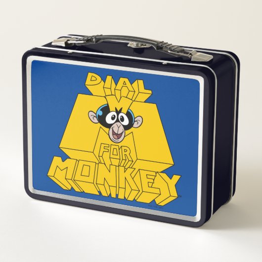 Dexter-Labor - Dial m für Affen Metall Brotdose (Rückseite)