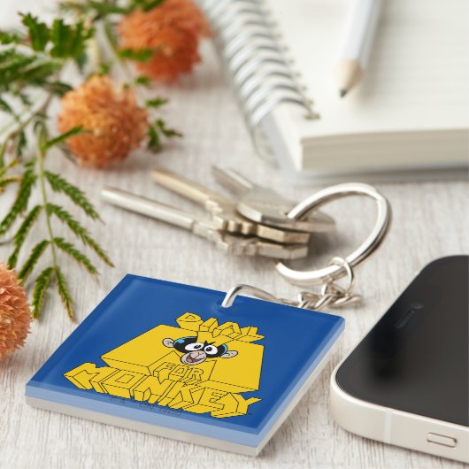 Dexter-Labor - Dial m für Affen Schlüsselanhänger (Vorderseite rechts)