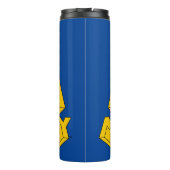 Dexter-Labor - Dial m für Affen Thermosbecher (Rückseite)