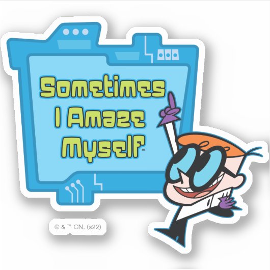 Dexter - Manchmal erstaune ich mich selbst Aufkleber (Vorderseite)