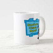 Dexter - Manchmal erstaune ich mich selbst Jumbo-Tasse (Vorderseite Rechts)