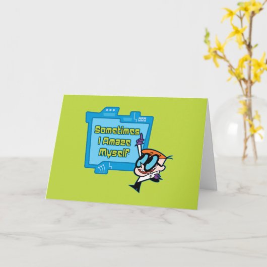 Dexter - Manchmal erstaune ich mich selbst Karte (Gelbe Blume)