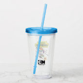 Dexter mit Remote Acryltrinkbecher (Rückseite)