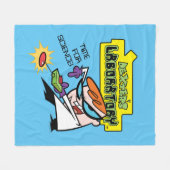 Dexter mit Remote Fleecedecke (Vorderseite (Horizontal))