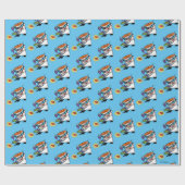 Dexter mit Remote Geschenkpapier (Flach)