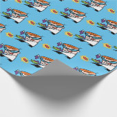 Dexter mit Remote Geschenkpapier (Ecke)