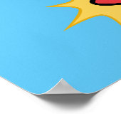 Dexter mit Remote Poster (Ecke)