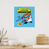 Dexter mit Remote Poster (Küche)