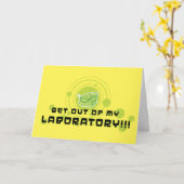 Dexter - Raus aus meinem Labor!!! Karte (Gelbe Blume)