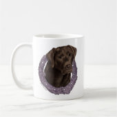 Dexter - Schokolade Labrador Kaffeetasse (Links)