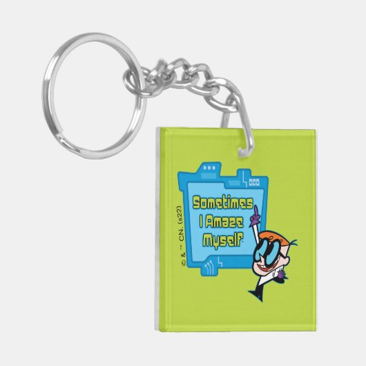 Dexter - Sometimes I Amaze Myself Schlüsselanhänger (Vorderseite links)
