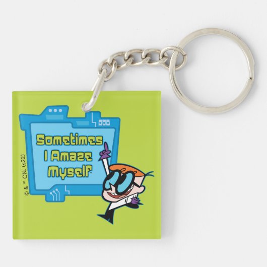 Dexter - Sometimes I Amaze Myself Schlüsselanhänger (Rückseite)