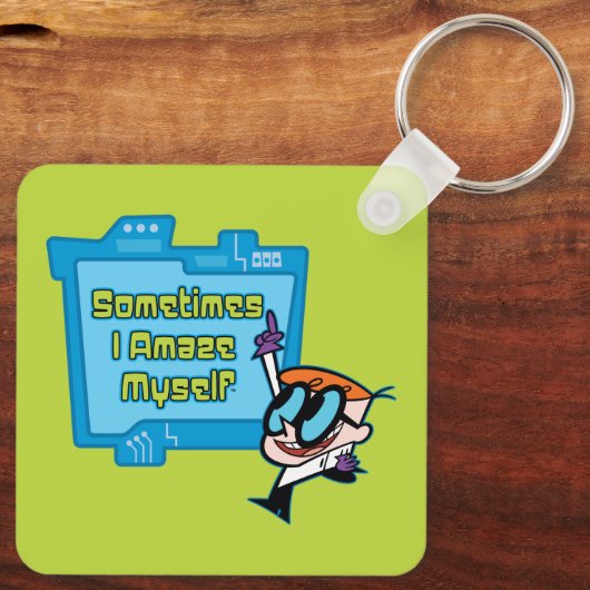 Dexter - Sometimes I Amaze Myself Schlüsselanhänger (Rückseite)