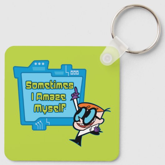 Dexter - Sometimes I Amaze Myself Schlüsselanhänger (Rückseite)