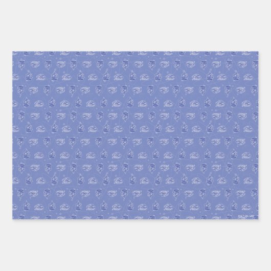 Dexter und Mandark Atommuster Geschenkpapier Set (Vorderseite 3)