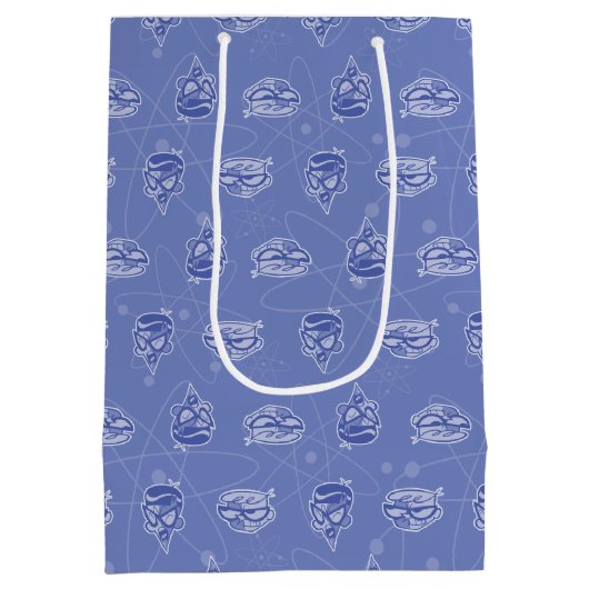 Dexter und Mandark Atommuster Mittlere Geschenktüte (Rückseite)