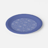 Dexter und Mandark Atommuster Pappteller (Schrägansicht)