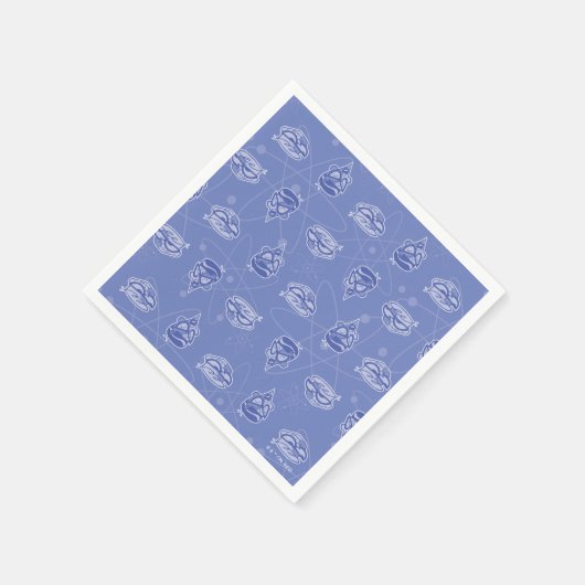 Dexter und Mandark Atommuster Serviette (Ecke)