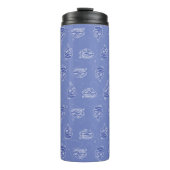 Dexter und Mandark Atommuster Thermosbecher (Vorderseite)