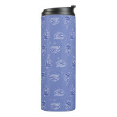 Dexter und Mandark Atommuster Thermosbecher (Nach links gedreht)