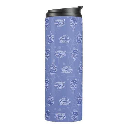 Dexter und Mandark Atommuster Thermosbecher (Nach links gedreht)