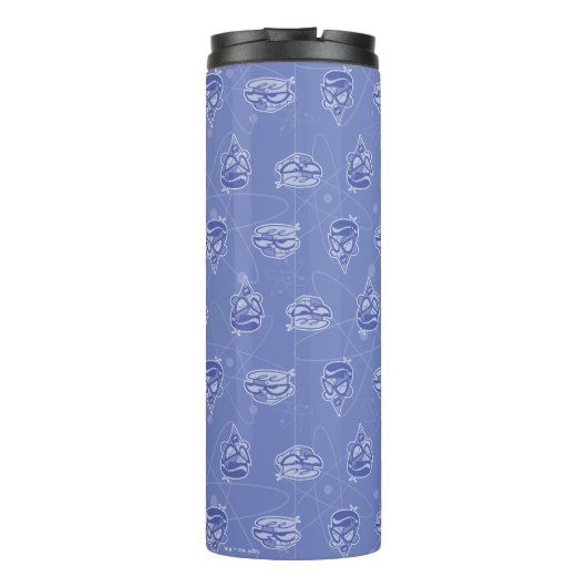 Dexter und Mandark Atommuster Thermosbecher (Rückseite)