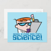 Dexter - What A Fine Day For Science! Postkarte (Vorne/Hinten)