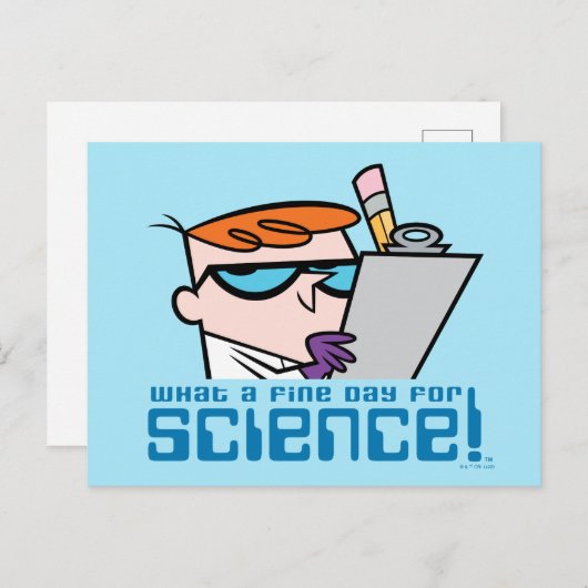 Dexter - What A Fine Day For Science! Postkarte (Vorne/Hinten)