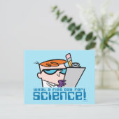 Dexter - What A Fine Day For Science! Postkarte (Stehend Vorderseite)