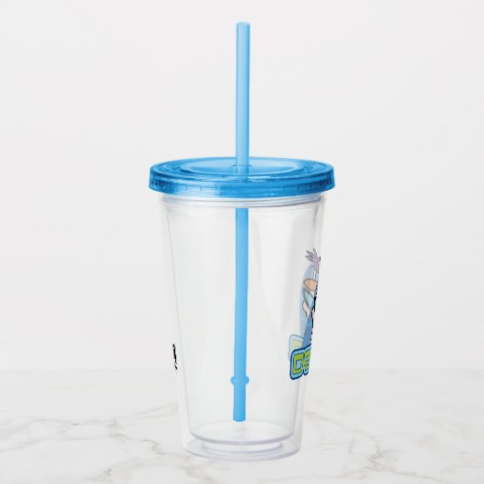 Dexter-Zeichenname Graphic Acryltrinkbecher (Rechts)