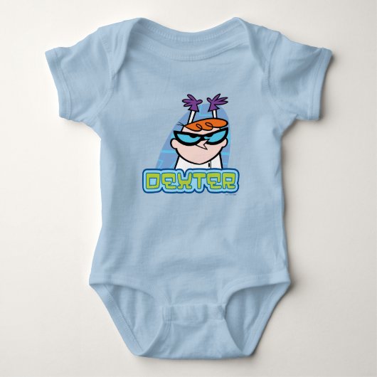 Dexter-Zeichenname Graphic Baby Strampler (Vorderseite)