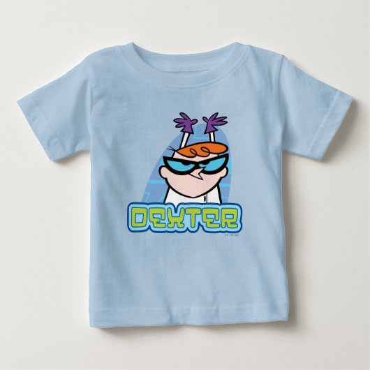 Dexter-Zeichenname Graphic Baby T-shirt (Vorderseite)