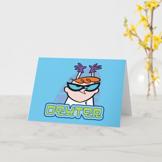 Dexter-Zeichenname Graphic Karte (Gelbe Blume)